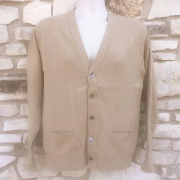 Ballantyne camel cardigan 1960's 1.webp